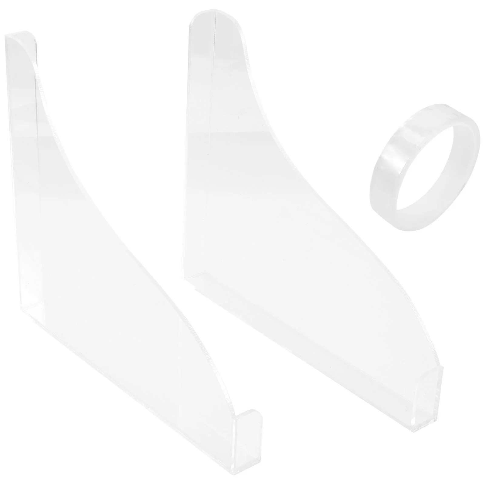 

2 Pcs Shield Shower Splash Guard Bathtub Guards Acrylic Splashing with Adhesive Tape