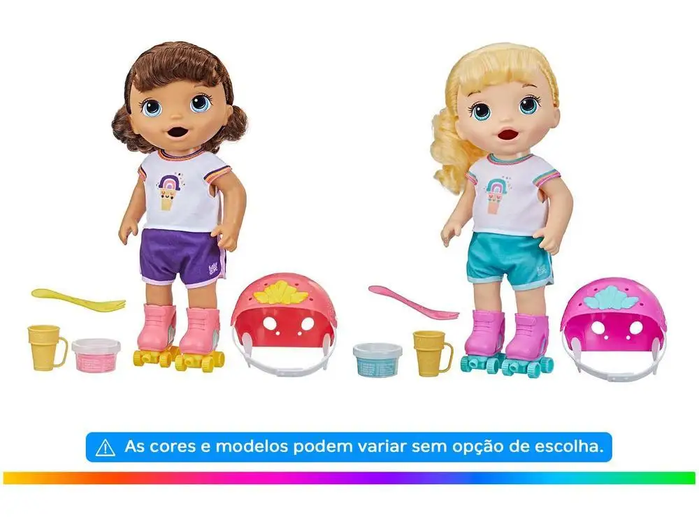 Boneca Baby Alive Patinadora Morena   2