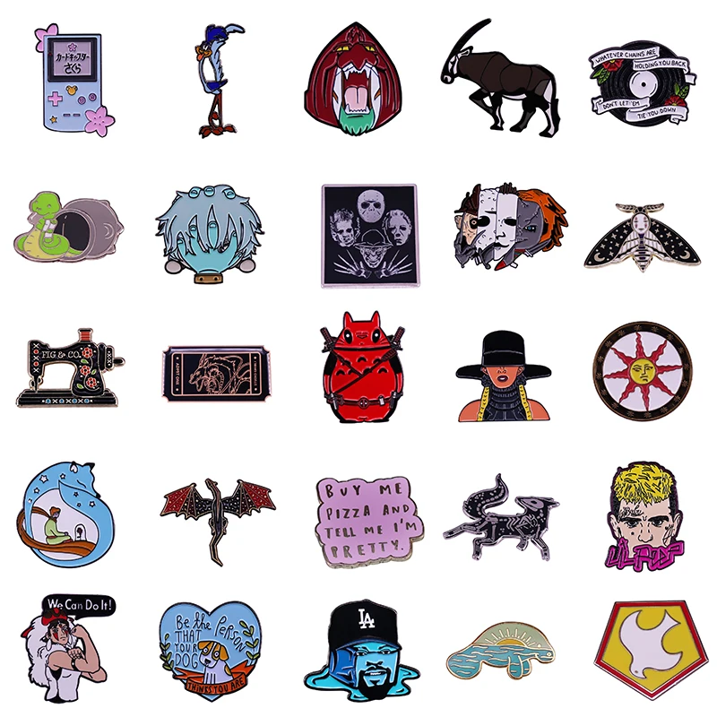 

We Can Do It Cartoon Brooch Enamel Pin Lapel Pins Badge Hats Clothes Backpack Decoration Jewelry Accessories