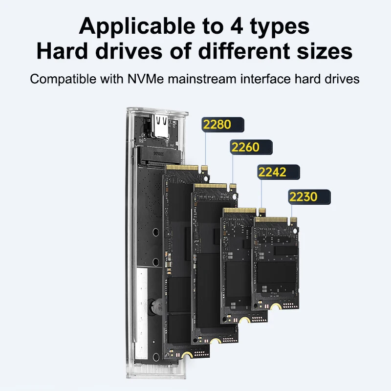 M.2 NGFF SSD   Ŭ ϵ ũ ڽ, CŸ to USB   SSD Ŭ, SATA  ̽, ޴, 5Gbps