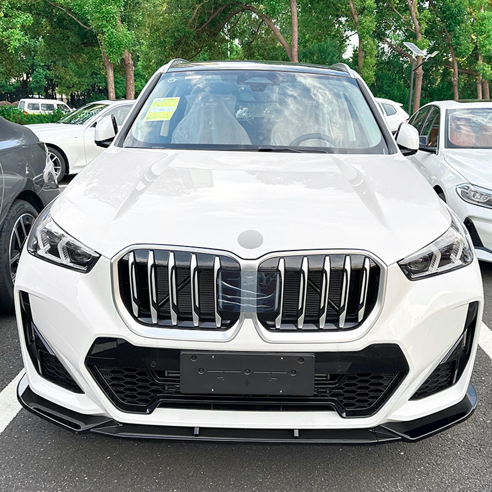 楽天市場】BMW X1（フロントスポイラー｜外装・エアロパーツ）：パーツ BMW X1 U11 U12 M スポーツ 2023 2024 フロントバンパー リップスポイラー 光沢ブラックまたはカーボンファイ