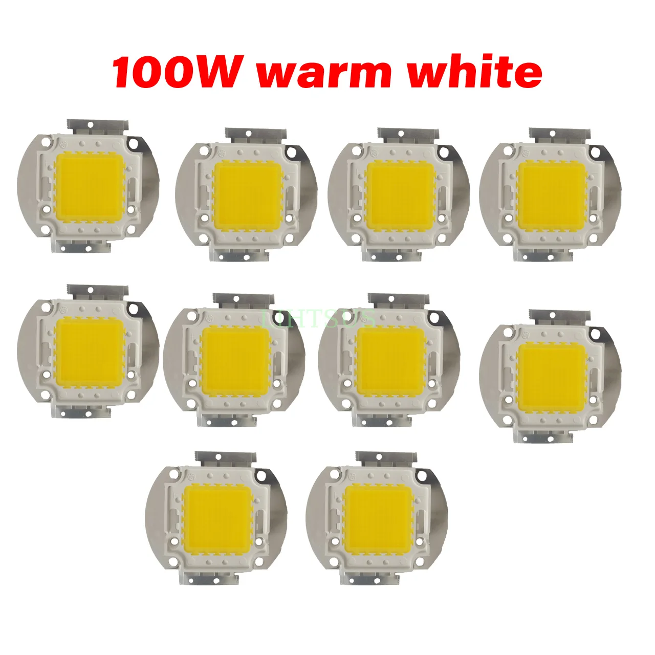 

10Pcs High Power LED Source 100W COB LED Modular Warm White 3000K 3200K for Stage Lighting Bar DJ LED Light