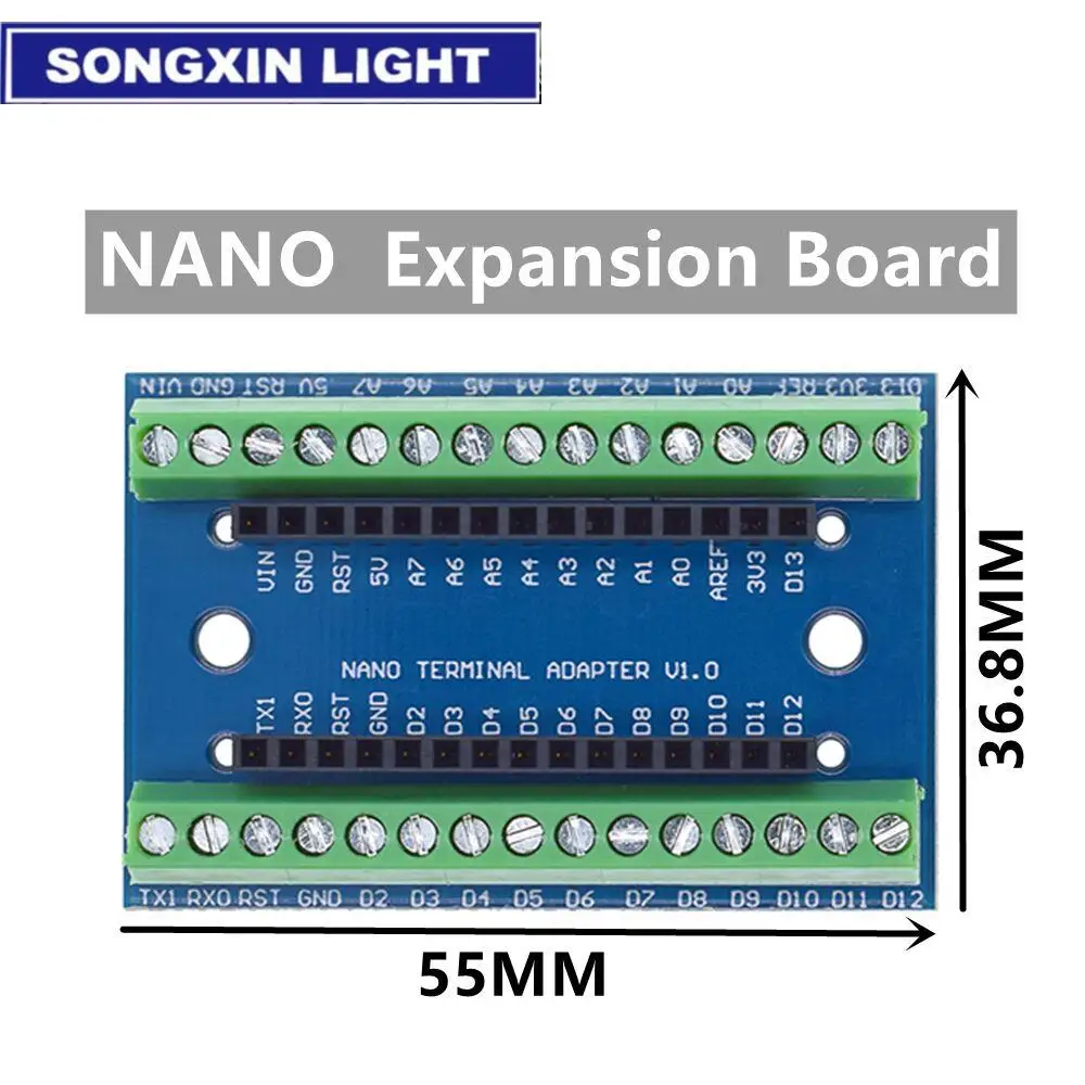 Nano V3.0 Board Atmega328PB Arduino kompatibel USB CH340G 5V 16MHz ungelötet Nano V3.0 Board Atmega328PB Arduino kompatibel USB CH340G 5V 16MHz ungelötet