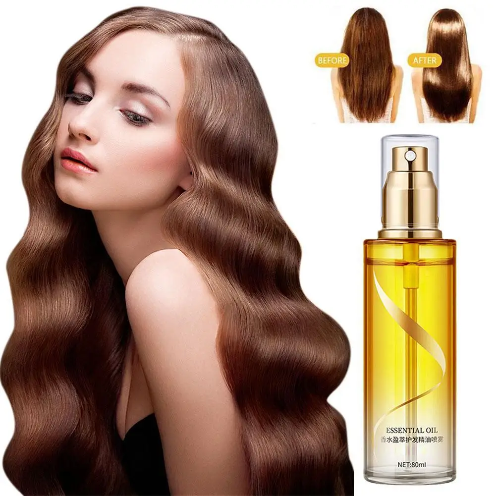 

Fragrance Hair Care Essential Oil Anti-frizz Hairs Smooth Serum Hair Oil Repair Perfume Essence Spray Aromatic Hair Care Oil