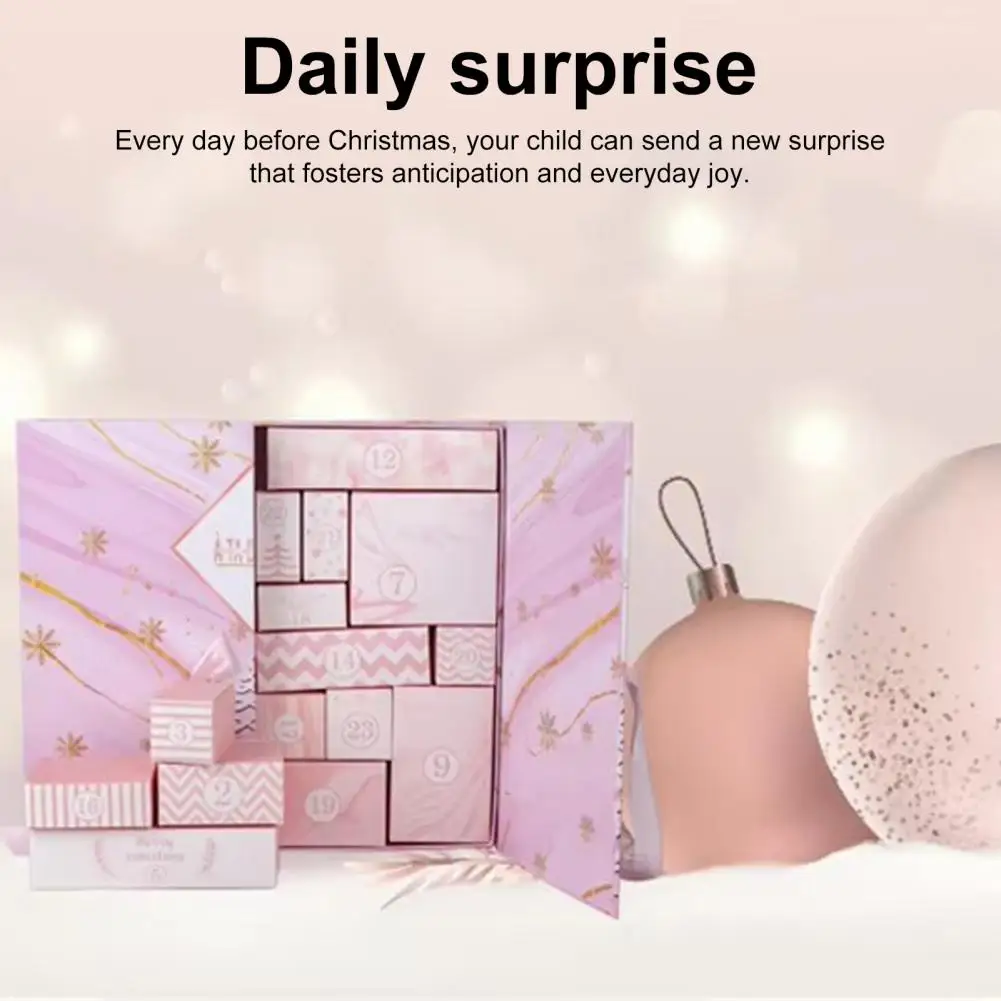 DIY Christmas Advent Calendar Boxes Empty Box to Fill 24-Day Christmas Countdown Calendar Gift Box christmas countdown calendar christmas advent calendar
