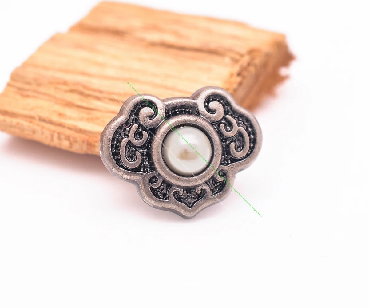 10 Stück 15*20mm Vintage Deko-Elemente für Geldbörsen, Lederarbeiten, Kragen-Accessoires, Conchos, DIY Handarbeit, Leder-Schraubverschluss für Geldbörsen – Detail 10