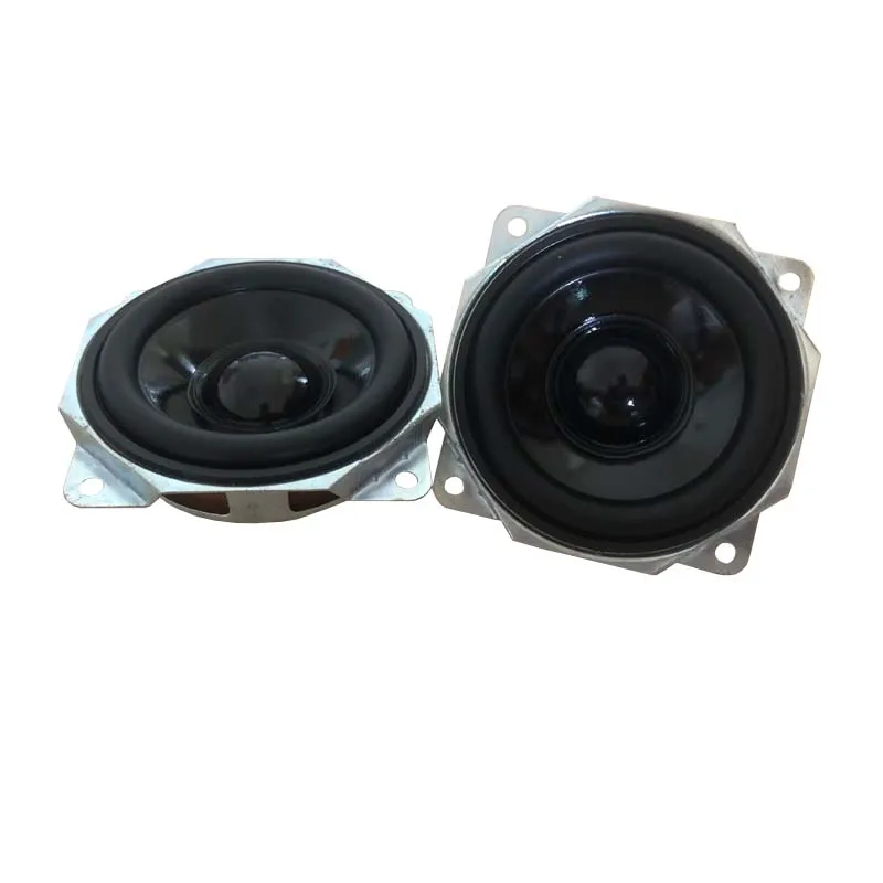 2pcs 3 Inch 80MM Waterproof Full Range Speaker Unit 4 Ohm 15W Outdoor Motorcycle Bathroom Fold Portable Audio Loudspeakers DIY