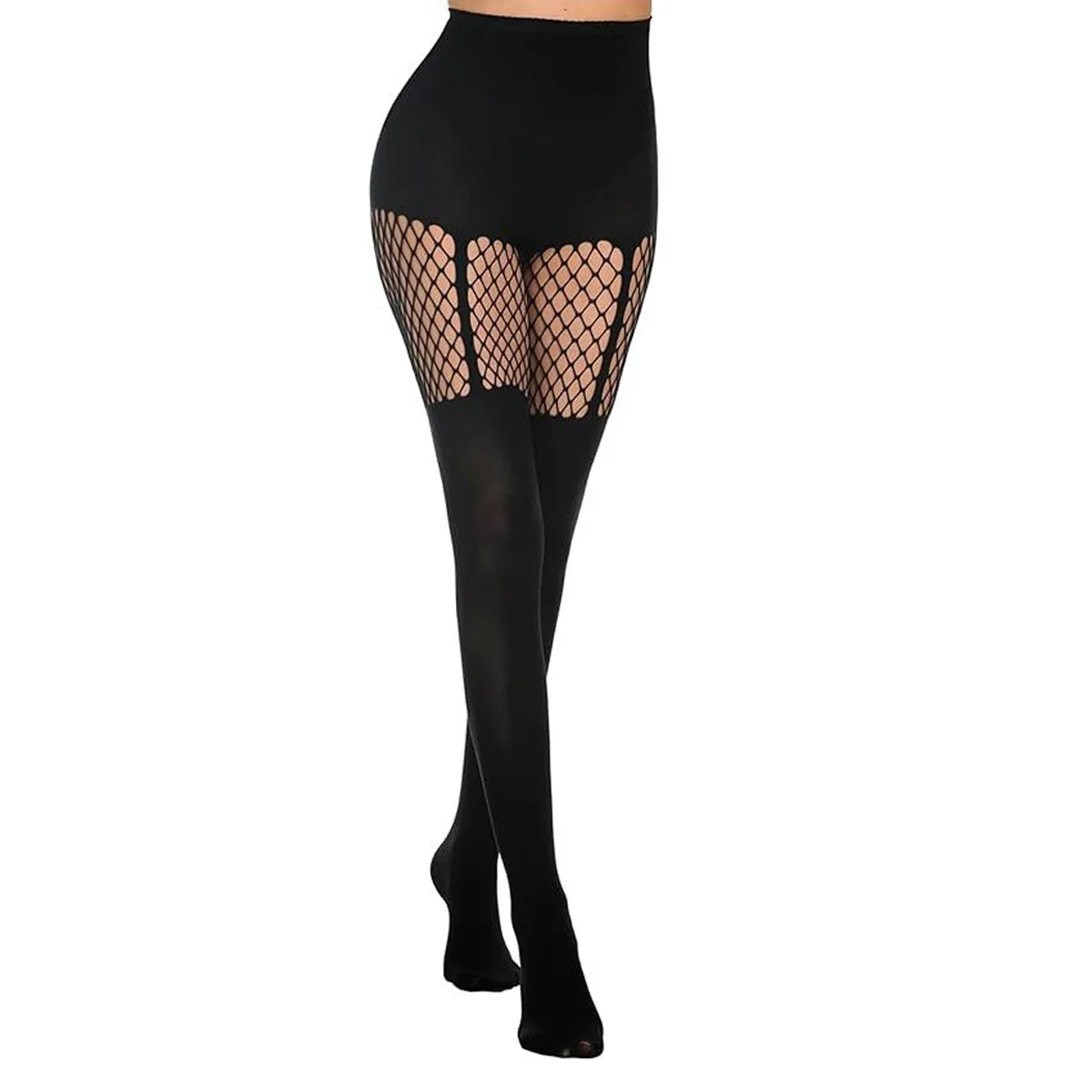 Fishnet Stockings Tights for women underwear Lingerie Hollow Pantyhose Suspenders Long Socks medias Nightclub Sexy accessories