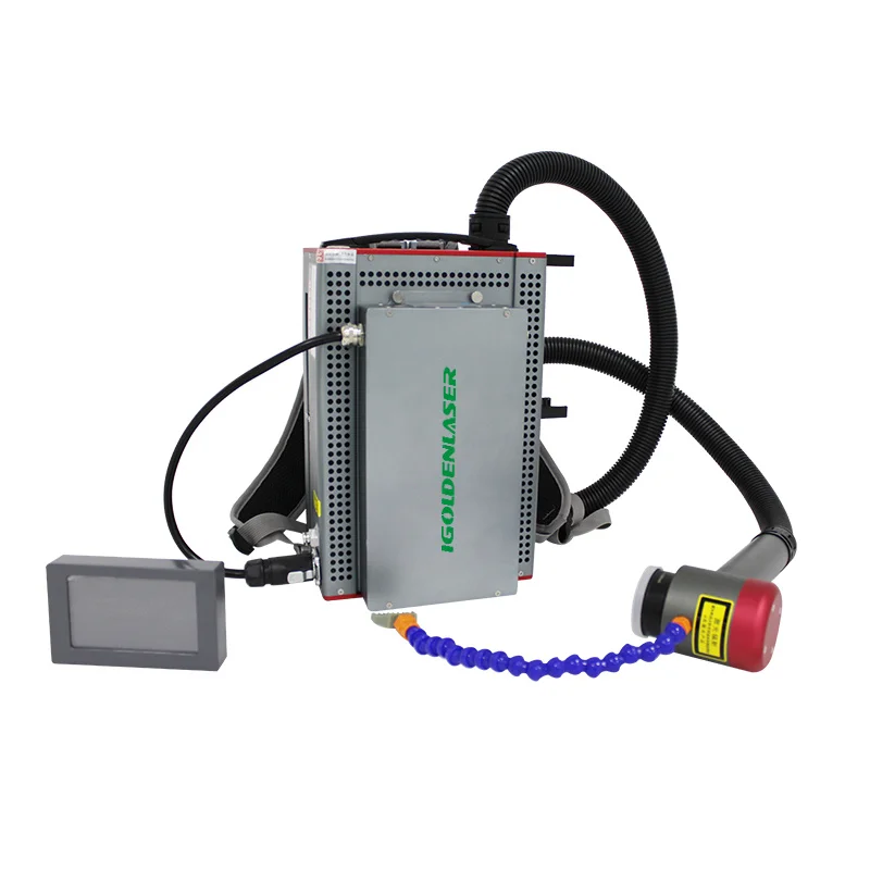 Mopa Laser Cleaner 3000w Backpack Pulse Laser Cleaning Machine Portable