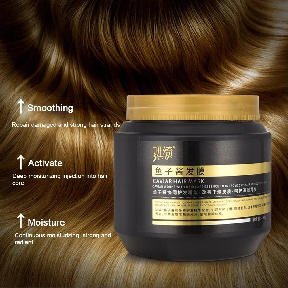 450g Magical Hair Mask Collagen Keratin 5 Seconds Repair Damaged Frizzy Hair Smooth Deep Moisturize Revitaliz Care Product