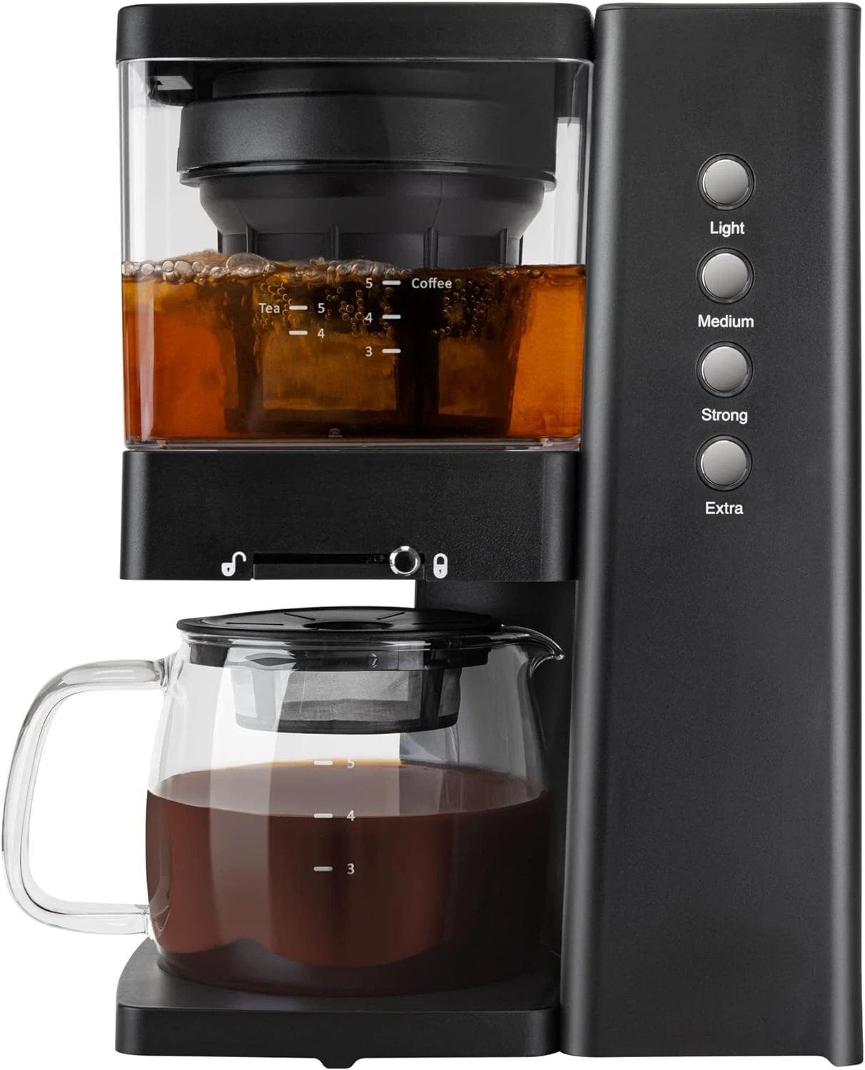 

Cold Brew Coffee & Tea Machine with Vacuum Extraction Technology Black