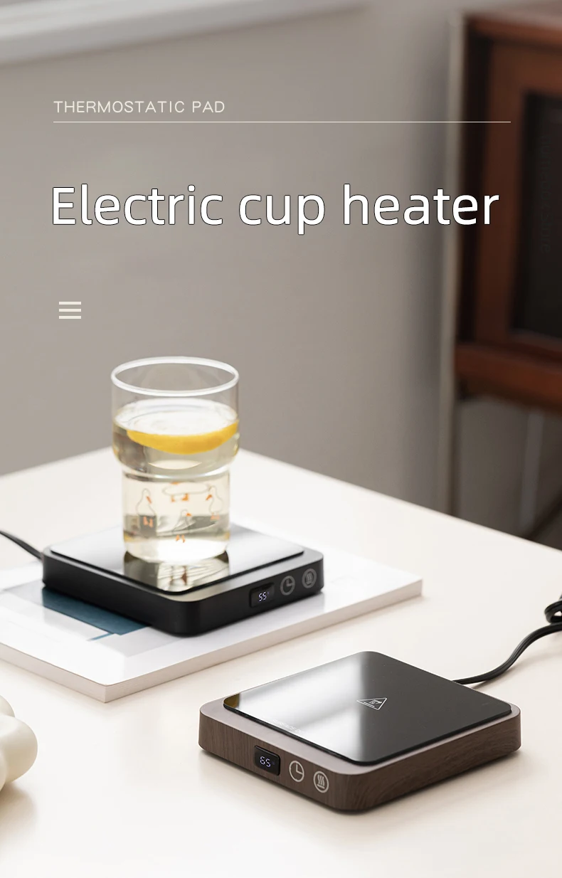 Description Picture 3 of item20W Cup Heater Coffee Mug Warmer Electric Hot Plate 5 Gear Temperature Warmer Coaster Heating Pad For Milk Tea Water 220V