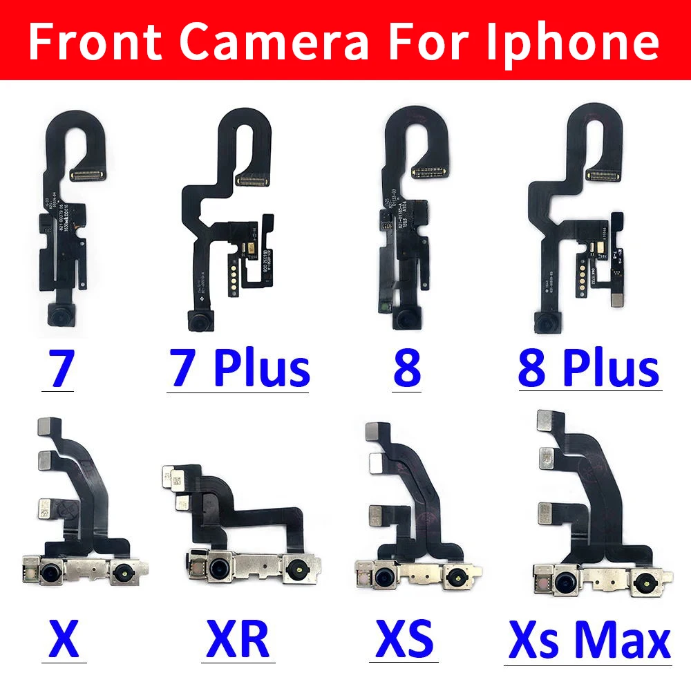 

Фронтальная камера для IPhone 7 7G 8 8G Plus 11 12 Pro X XR XS Max датчик приближения фронтальная камера гибкий кабель