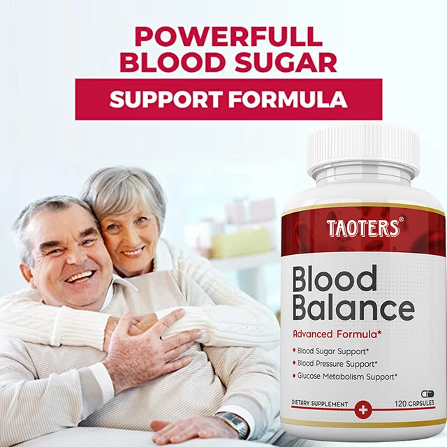 Blood Balance - Supplement, Supports Regulated Blood Sugar and Blood Pressure, Glucose Metabolism, 120 Capsules