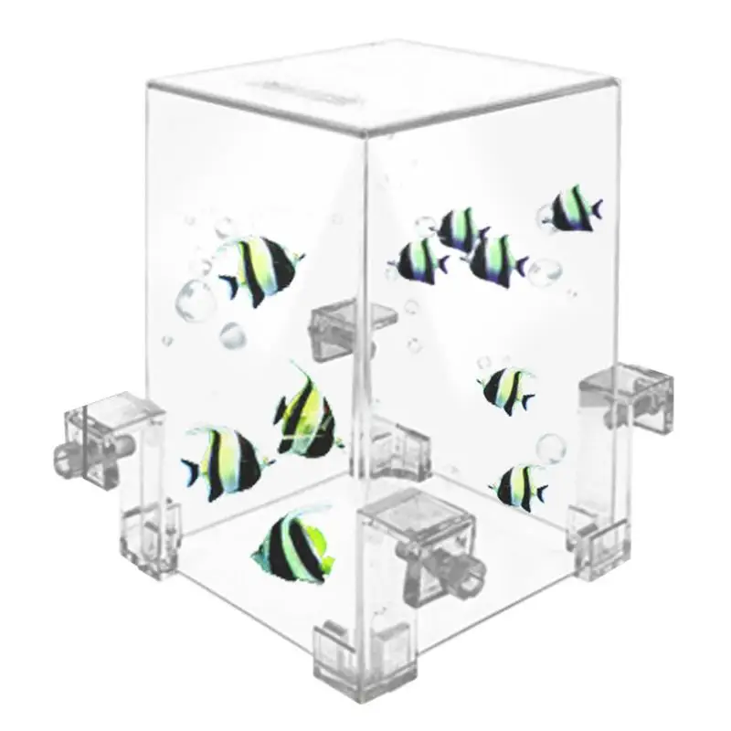 

Above Water Fish Tank Acrylic Inverted Aquarium Tank Decoration Transparent Negative Pressure Fish Elevator Aquarium Accessories