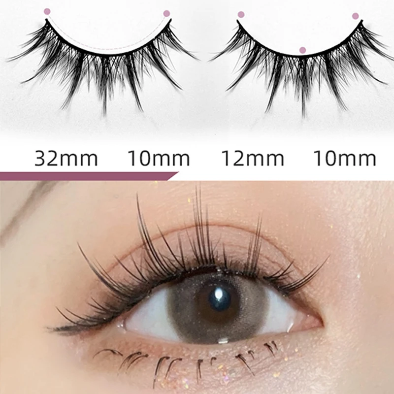 Cosplay&ware Little Devil 5 Pairs Manga Lashes Anime Cosplay Natural Wispy Korean Makeup Artificial False Eyelashes Yzl1 -Outlet Maid Outfit Store S38ccdf20ec4040298b1d4e3d868c7a80d.jpg