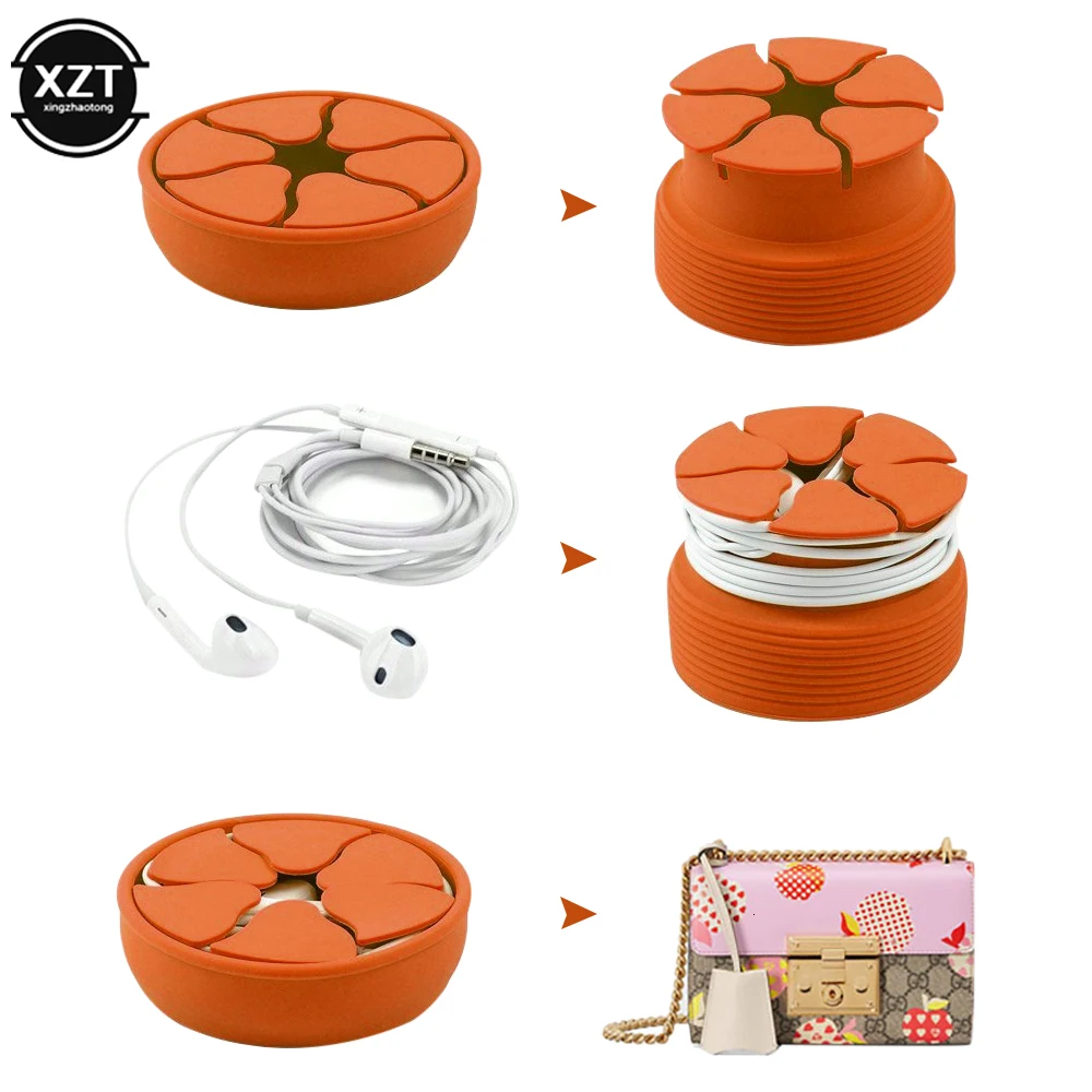 Silicone Earphone Holder Silicone Cable Organizer Silicone Cable