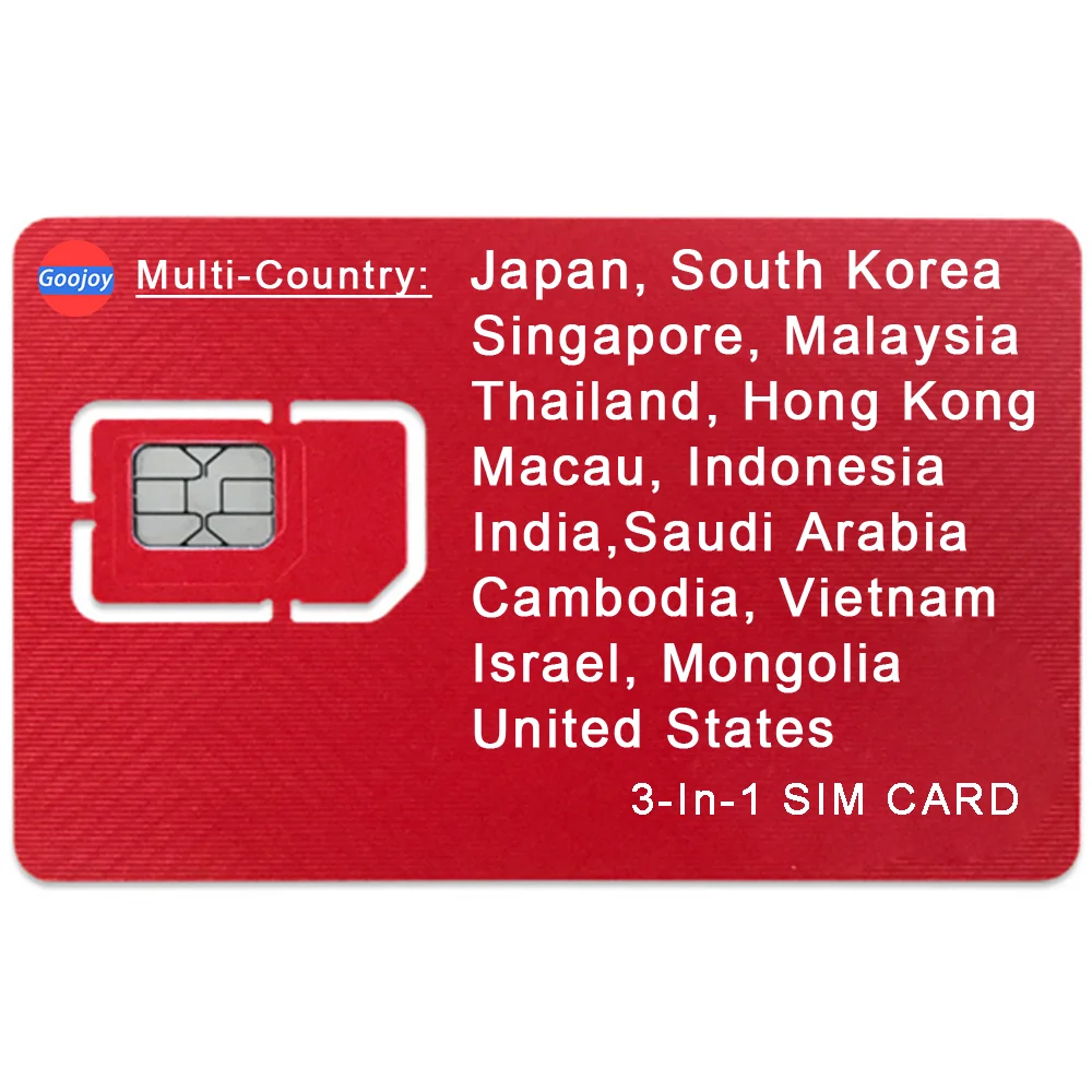 MulticountryPrepaidDataSimCardJapanKoreaHongKongMacauIndia