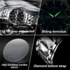 POEDAGAR Fashion Men's Watches Big Arabic Numerals Dial Male Wristwatch Waterproof Luminous Date Week Original Quartz Watch Man 5