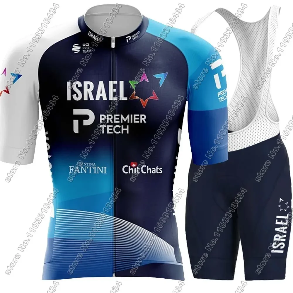 Israel-Team Cycling Jersey IPT Set Canada Clothing Men Road Bike Shirt Suit Bicycle bib Shorts MTB Wear Ropa Maillot