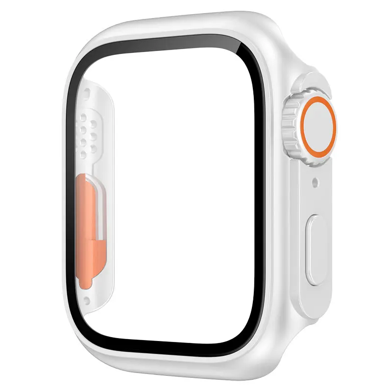 Enhanced Ultra iWatch Tempered Glass Screen Protector Case