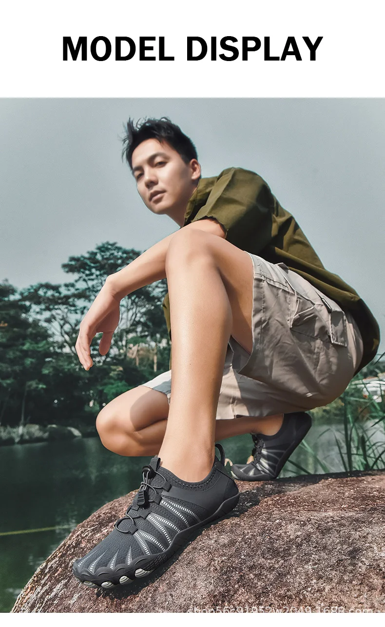 2025 New Pink Color Women Water Shoes Quick Dry Mens Size 36-47 Barefoot Beach Sandals Upstream Aqua Shoes Fitness Sneakers