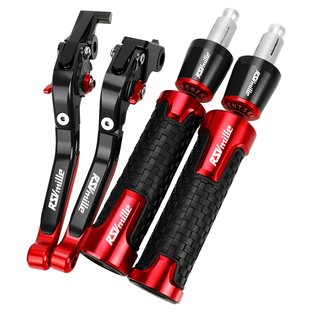 

For Aprilia RSV 1000 Mille R 1999 -2003 RSV MILLE/R Motorcycle Brake Clutch Levers Handlebar Handle Grips Ends Accessories