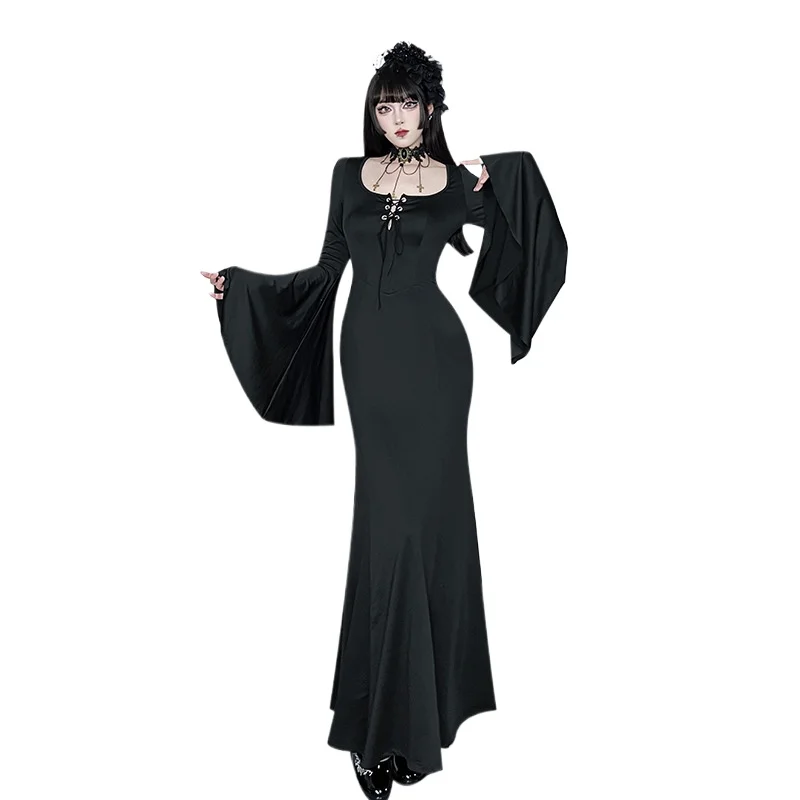 chinese dress ladies Restyle - Night Calling - Gothic Mini Dress