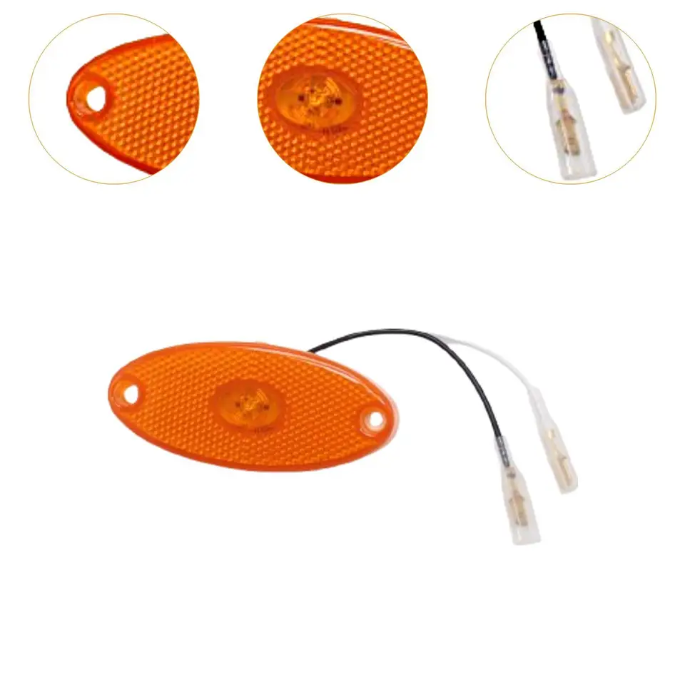 HAI feu de position latéral à LED 10pcs 18 LED Feu de position latéral