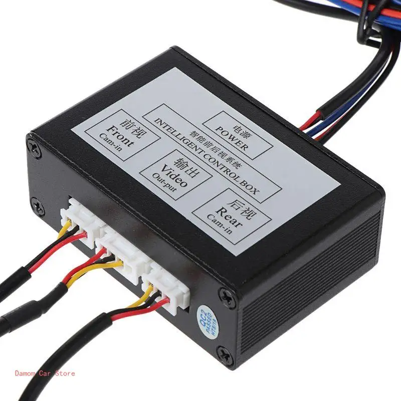 Car Camera Control Box 2 Way Camera System Front View Rear View Converter