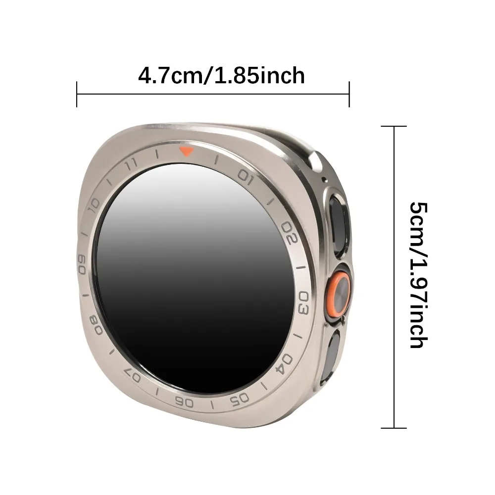 Premium Aluminum Alloy Screen Protective Case - Metal Frame Cover