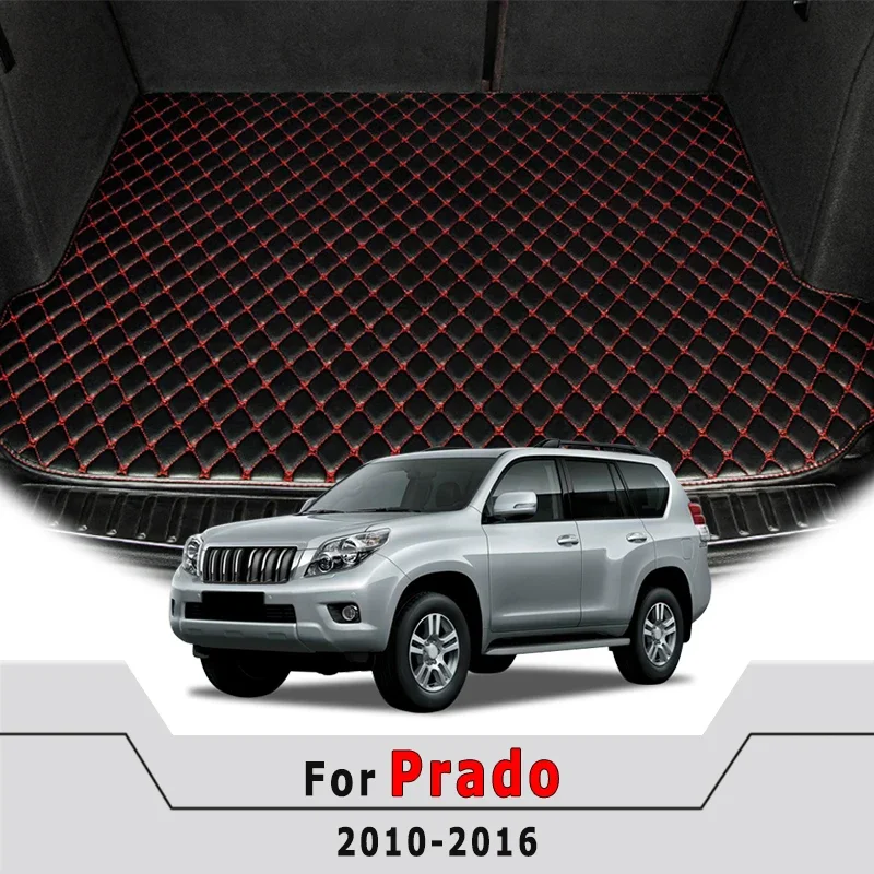 

Custom Covers Car Trunk Mats For Toyota Prado 2016 2015 2014 2013 2012 2011 2010 (5 Seater) Cargo Liner Carpets Interior Rugs