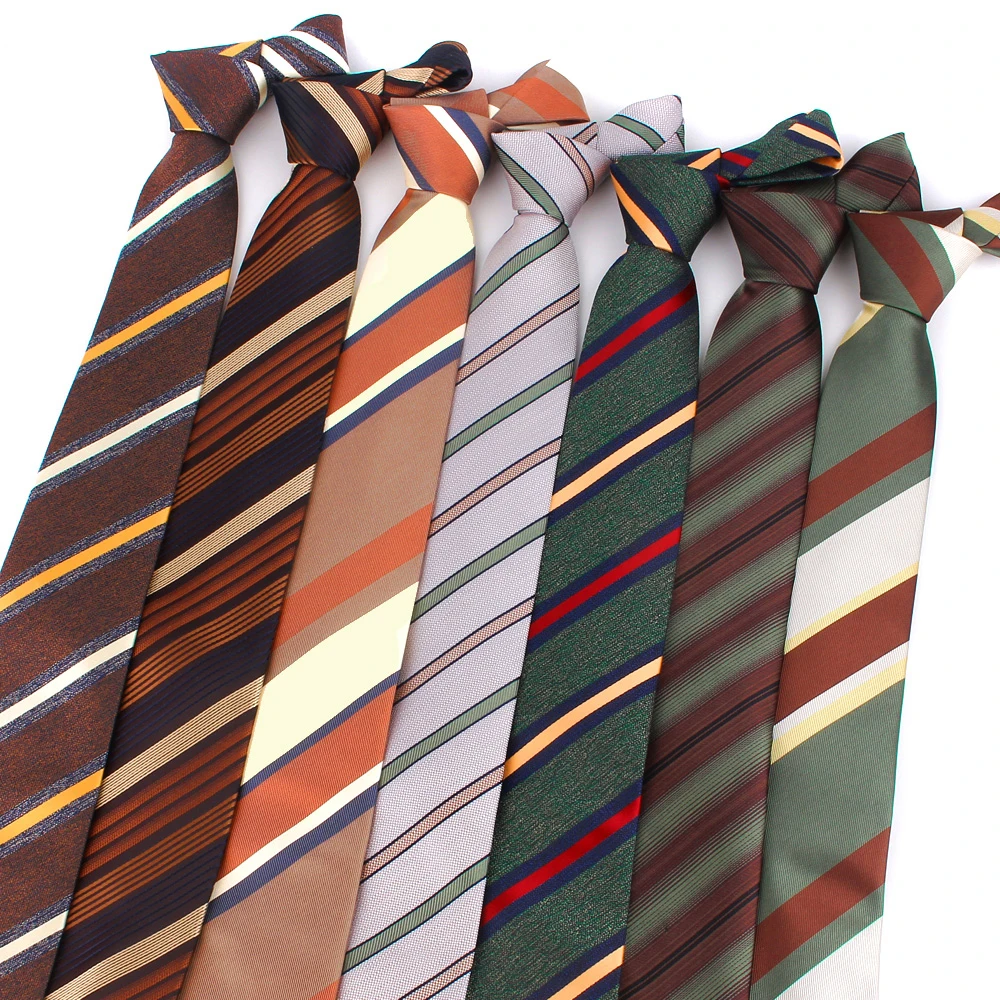 

New Stripe Ties For Men Women Polyester Leisure Neck Tie Suits Classic Tie For Wedding Business Slim Men Necktie Adult Gravatas