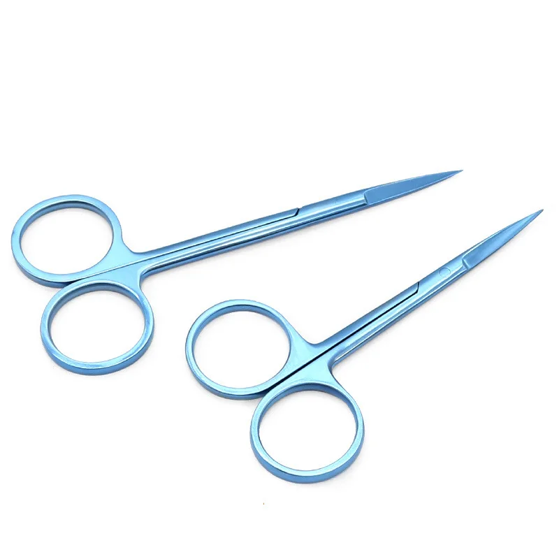 

Express Eye Scissors Titanium Alloy Pattern Scissors Beauty Plastic Eye Surgery Scissors Instruments Double Eyelid Open Eyes