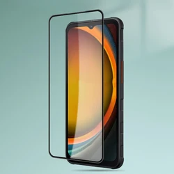 Premium 2.5D HD Black Edge Clear Tempered Glass Screen Protector and Protective Front Film (For Xcover 7)