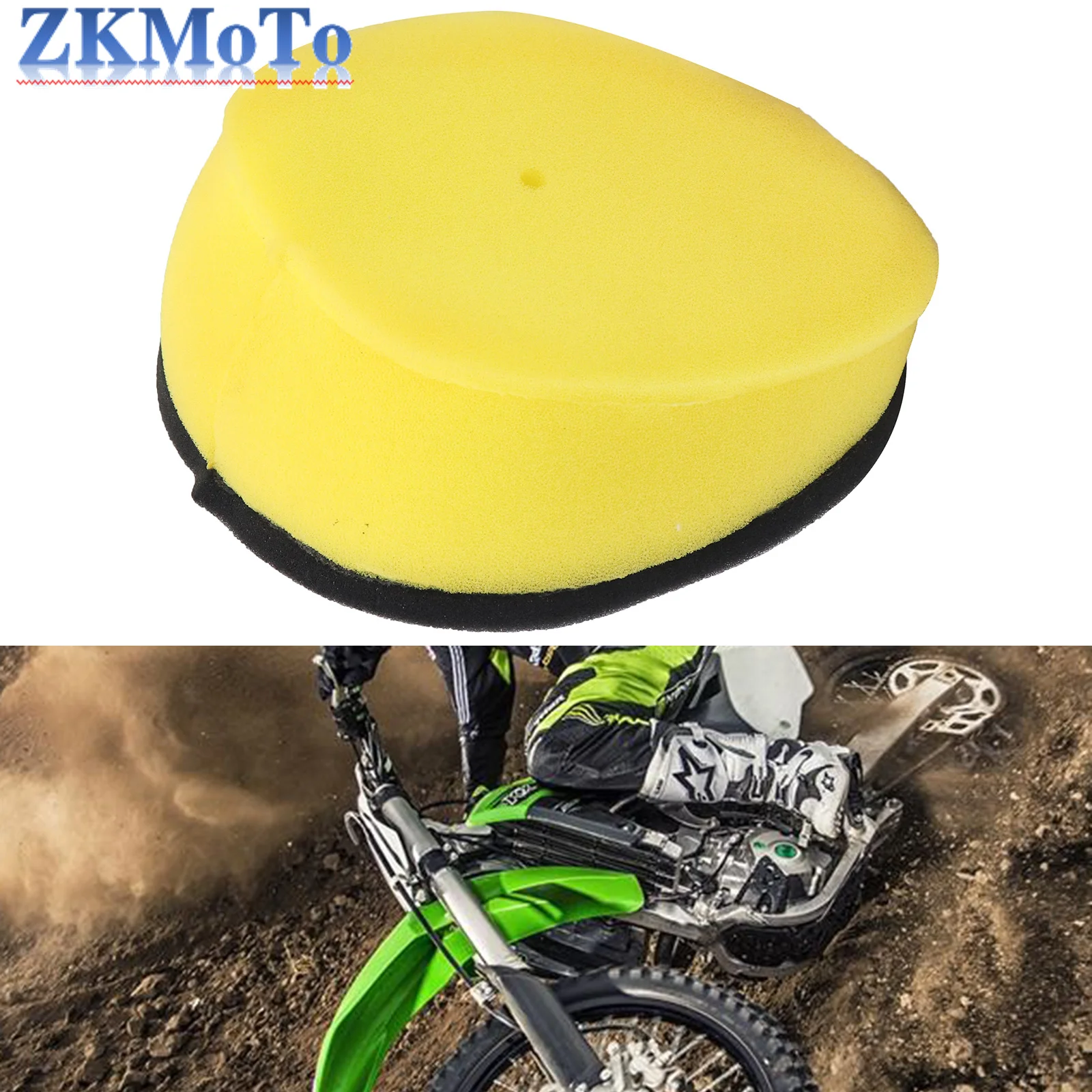 MotorcycleAirFilterCleanerIntakeSpongeForKawasakiKX250F2017