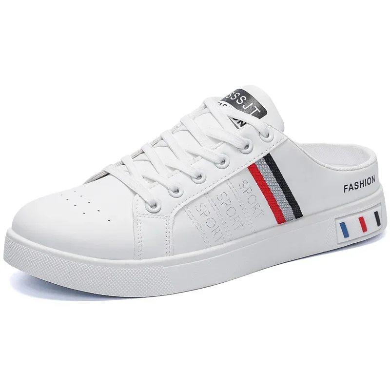 Summer Men Slippers Brand Comfortable Casual Shoes for Men Fashion Flat Sneakers High Quality Men Half Slippers Tenis Masculino 6