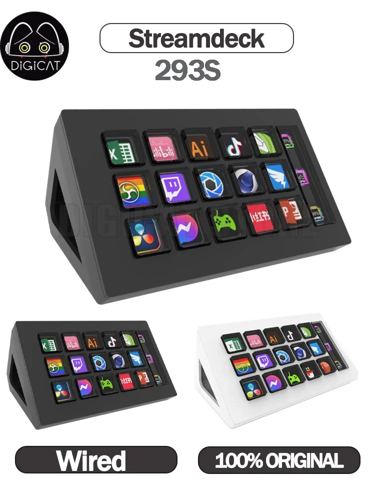 293S StreamDeck 비주얼 키보드, LCD 단추, 15 키, 라이브 컨텐츠 제작 컨트롤러, 사용자 정의 단추, Windows, MacOS, Android, iOS용 Best Top5 293S StreamDeck 비주얼 키보드, LCD 단추, 15 키, 라이브 컨텐츠 제작 컨트롤러, 사용자 정의 단추, Windows, MacOS, Android, iOS용 Best Top5