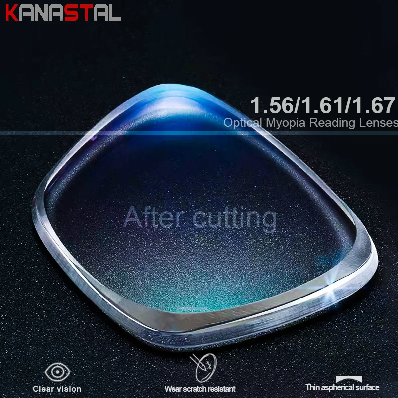Anti Blue Light Lenses 1.56 1.61 1.67 Prescription Eyeglasses Lenses Blue Light Blocking Optical Myopia Reading