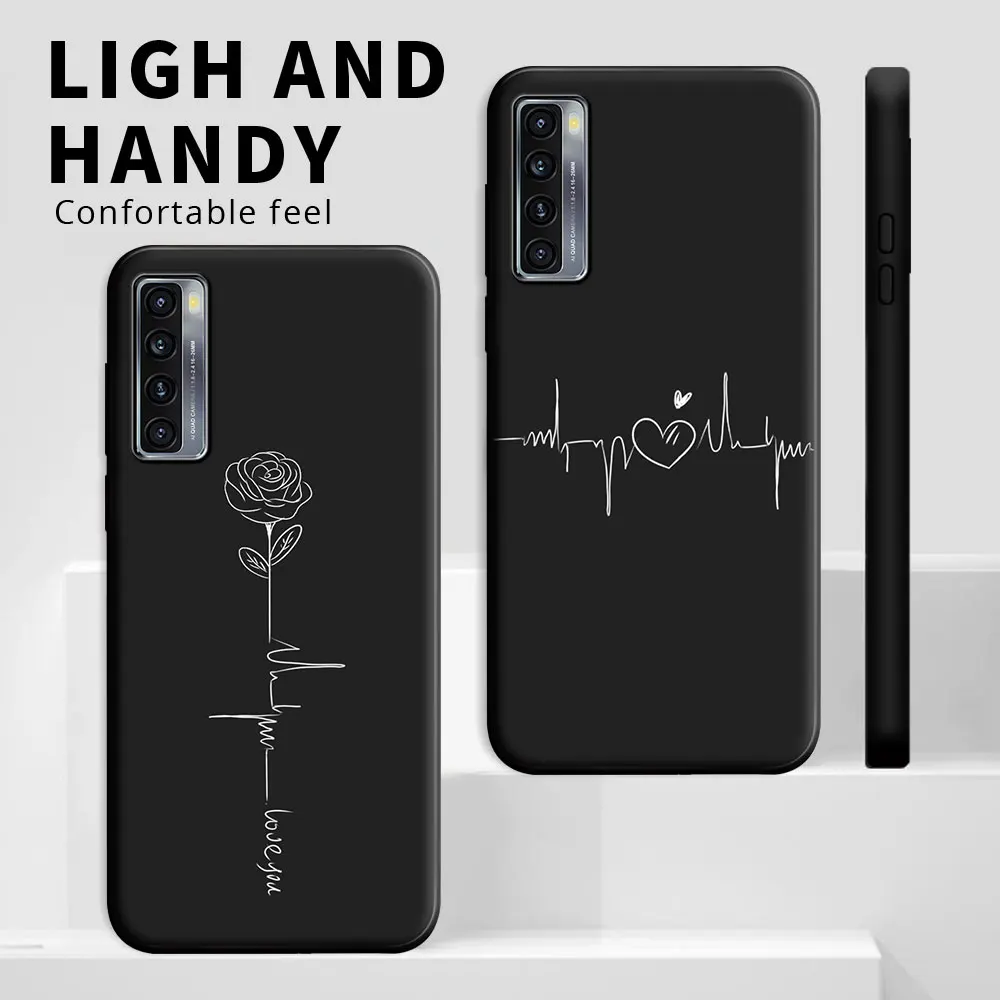 Sleek Shockproof Silicone TPU Phone Case - Premium Fashion Back Cover