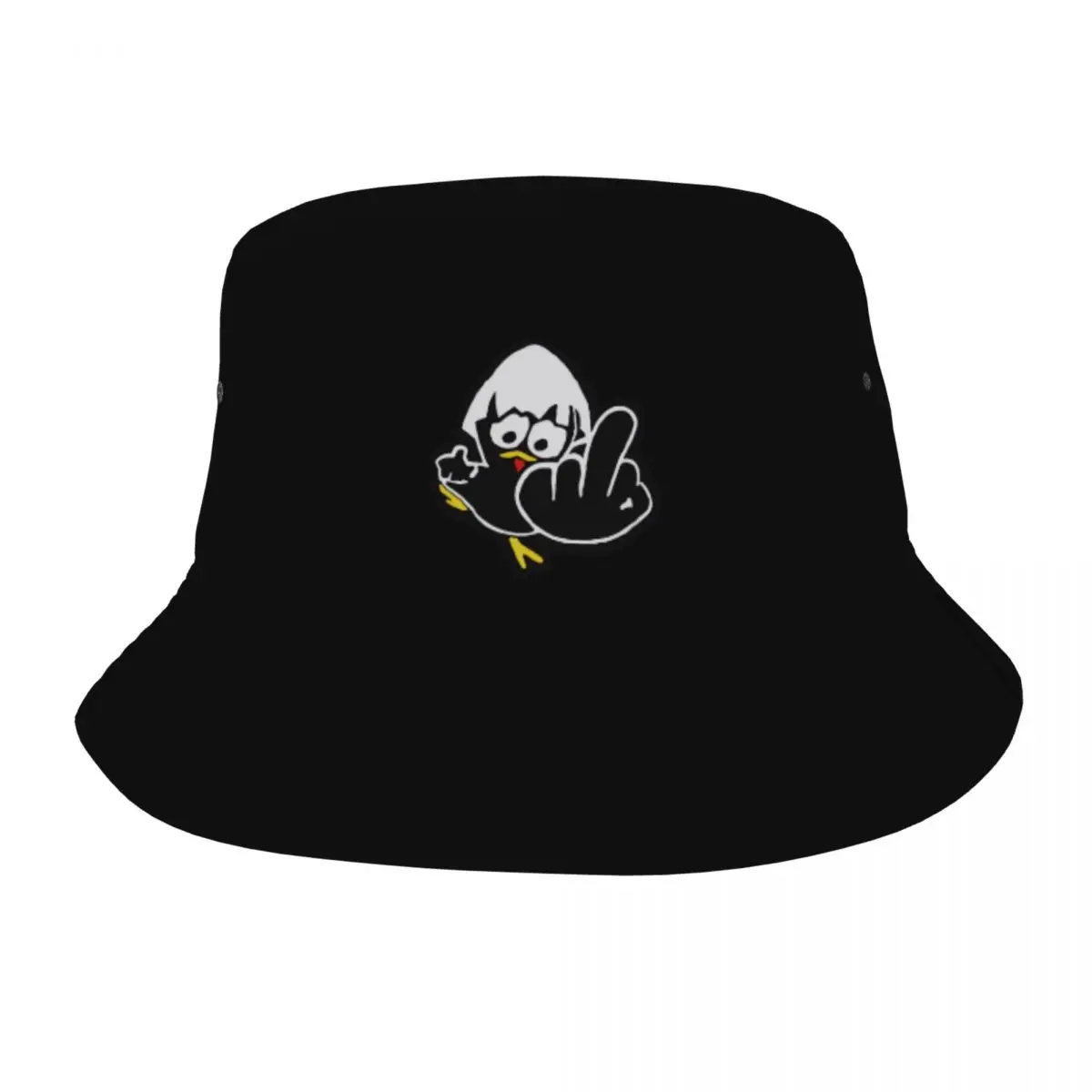 Summer Panama Caps Calimero Funny Cartoon Chicken For Fisherman Caps New Cotton Bucket Hat Outdoor Fishing Cap