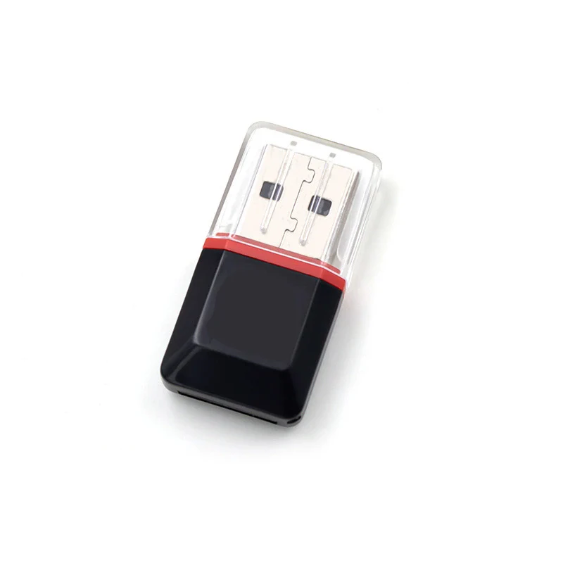 Memory Card Reader Plug and Play High Speed Portable USB 2.0 Multifunctional Micro-SD TF Card Reader Adapter for Office