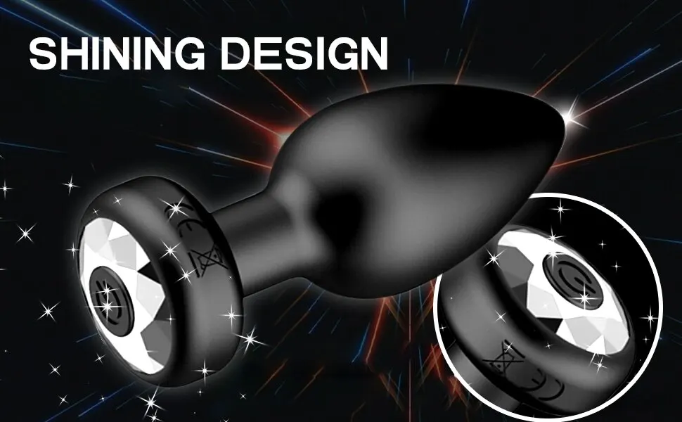 Vibratore anale con telecomando Butt Plug Massaggiatore per la prostata Masturbatore femminile Giocattoli sessuali per adulti per donne Uomini Gay_voghion.com