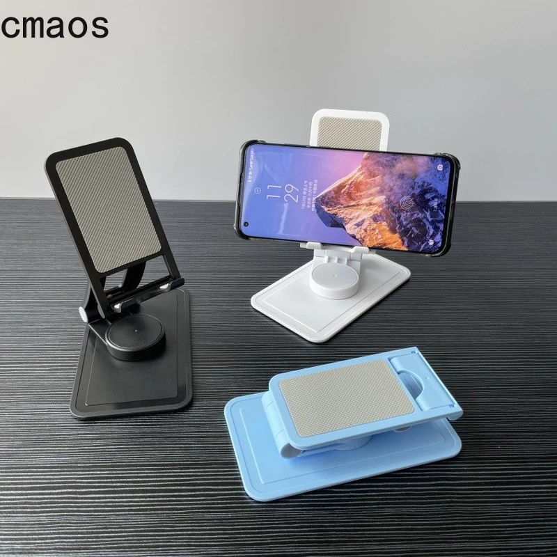 cell phone stand holder Cmaos Universal Desktop Mobile Phone Holder Stand for IPhone IPad Adjustable Tablet Foldable Table Cell Phone Desk Stand Holder mobile stand holder