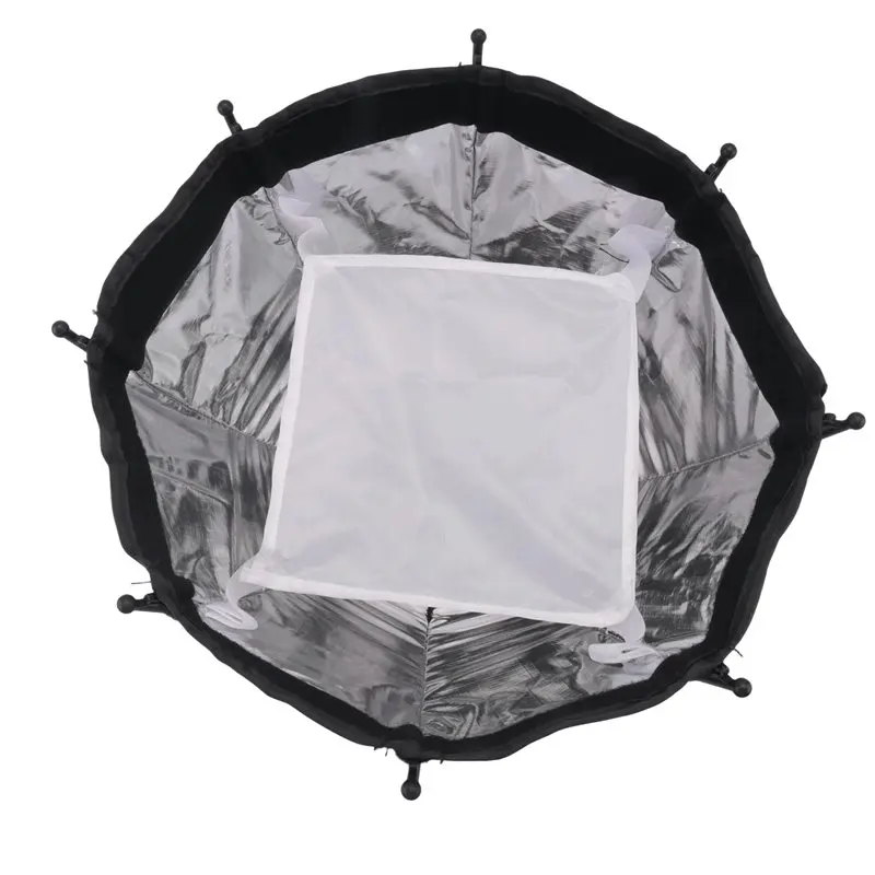 LC-30Cm 팔각형 소프트박스 미니 보웬스 마운트 퀵 릴리스 허니컴 그리드 소프트박스 (ZU60 또는 M60 COB 필 라이트 스튜디오용)