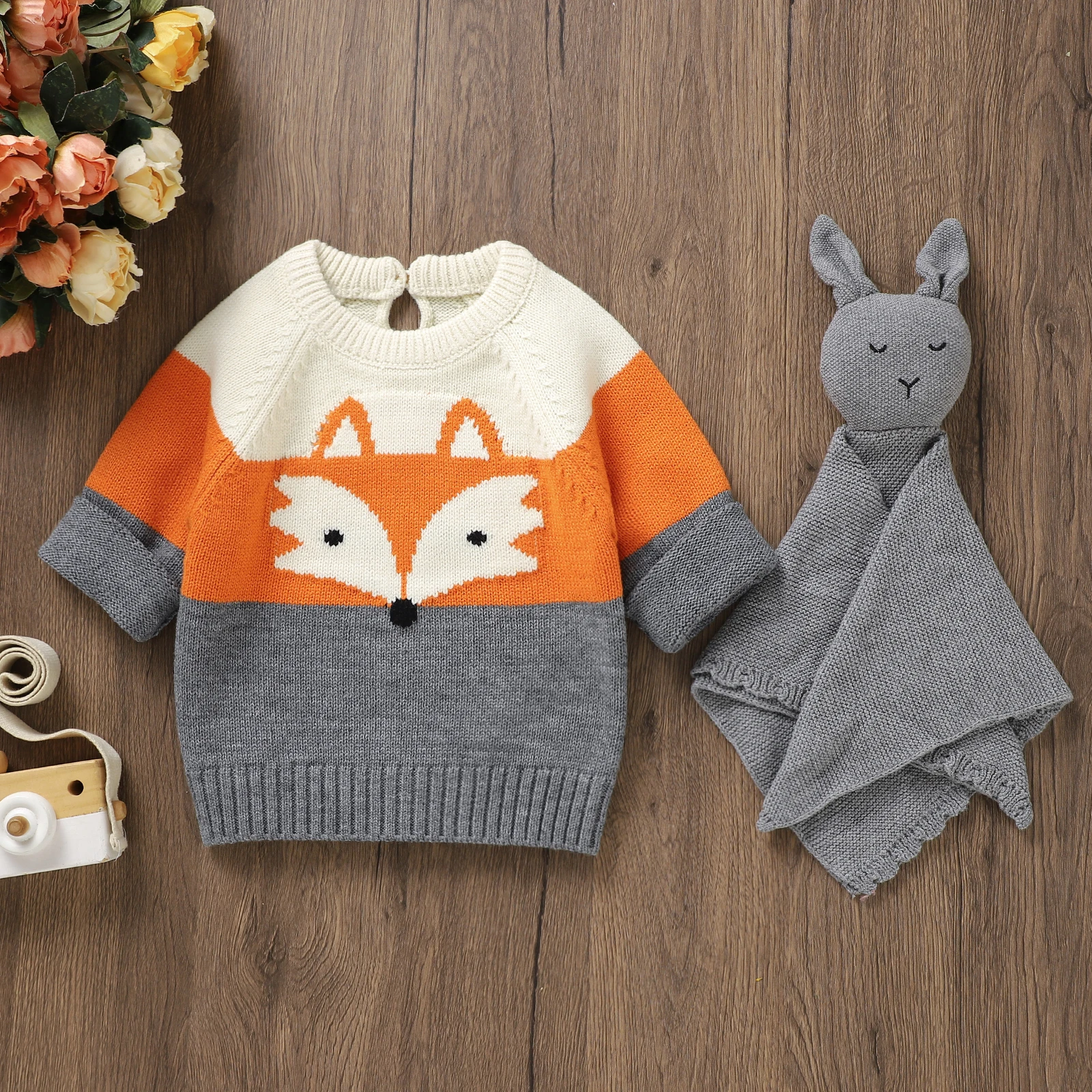 ma&baby 0-3Y Newborn Infant Toddler Baby Girl Boy Sweaters Knit Warm Long Sleeve Tops Pullover Fall Winter Spring Clothes