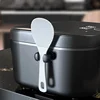 Multi Functional Storage Hook Rice Spoon Holder Silicone Storage Rack Kitchen Wall-Mounted Cooker Spoon Shelf Placement Rack 5