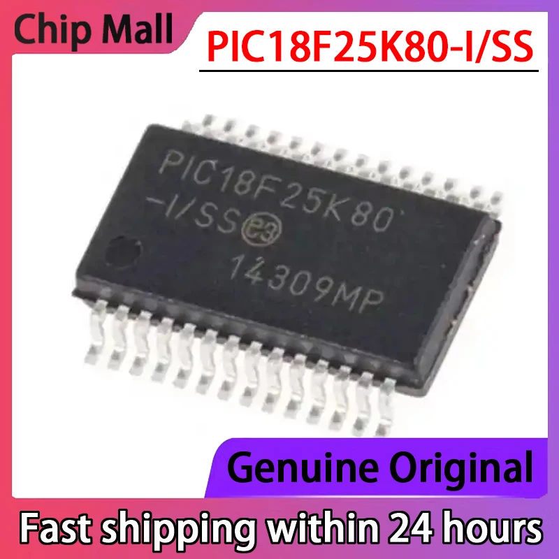 

Original PIC18F25K80-I/SS PIC18F25K80 Chip SSOP28 Flash Memory/microcontroller Chip MCU