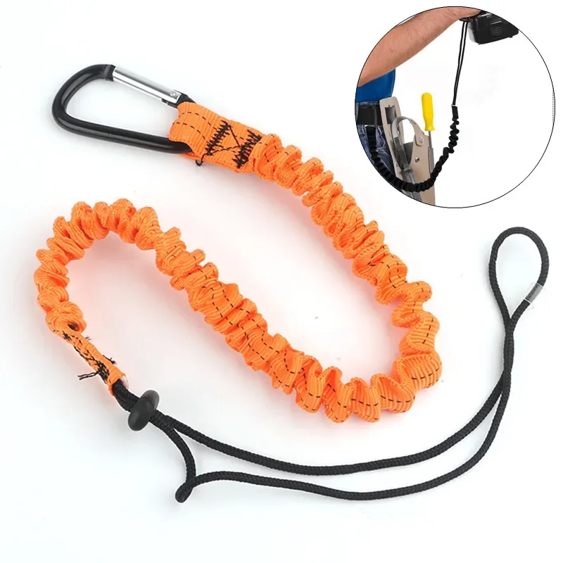 Heavy-Duty Safety Harness with Elastic Buffer Sling & Anti-Fall Protection