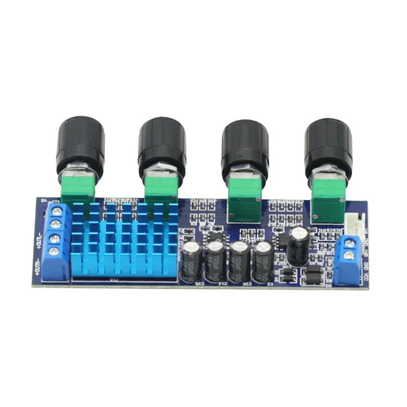 Audio Power Amplifier Board XH-M577 TPA3116D2 High Power Tone Op Amps DC 12-24V Dual-channel Stereo 2 X 80W Digital audio power amplifier board